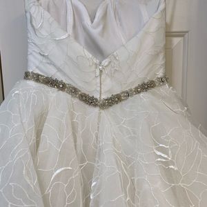 Casablanca Bridal Rosette Wedding Gown